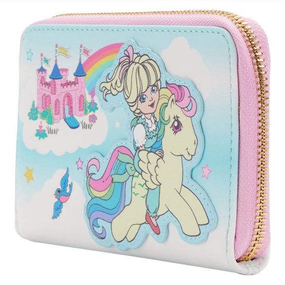 Loungefly My Little Pony Castle Zip Around Wallet New With Tags - Picture 2 of 4